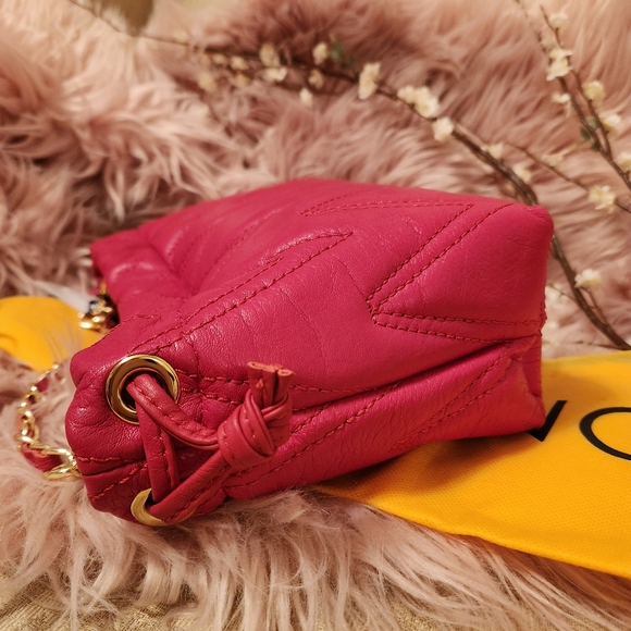 NWT Valentino Cross Body Quilted Bag (Lipstick Red) - Picture 5 of 7